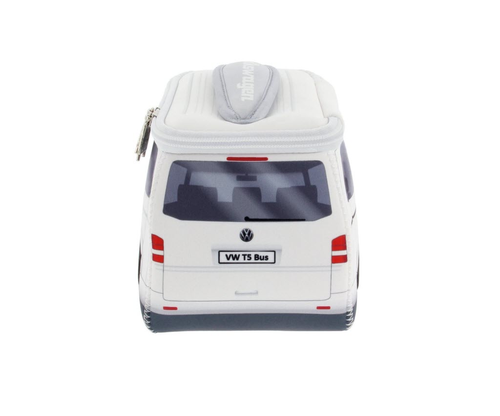 Beauty Case BRISA VW Collection In Neoprene, Design Campervan T1 Surf, 27x18x10 Cm, Porta Oggetti Da Viaggio - 3